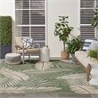 Nourison Home Garden Oasis 8' x 10' Green Ivory   Area Rug