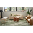 Nourison Home Garden Oasis 8' x 10' Green Ivory   Area Rug
