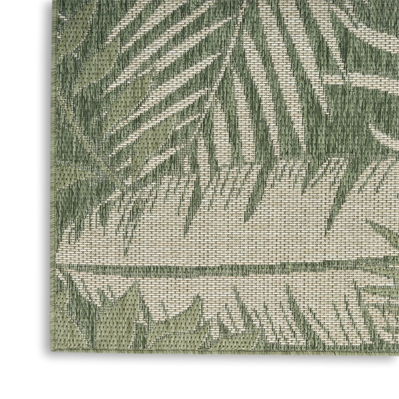 Nourison Home Garden Oasis 8' x 10' Green Ivory   Area Rug