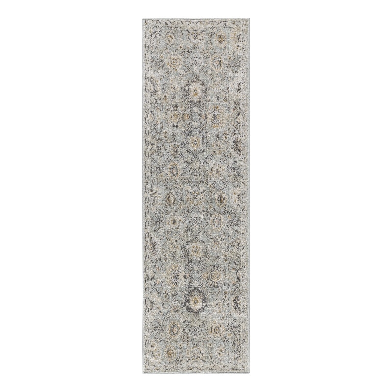 Nourison Home Oushak Home 8' Runner Mint   Area Rug