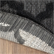 Nourison Easy Care 4' x Round Charcoal Black Fabric Modern Area Rug (4' Round)