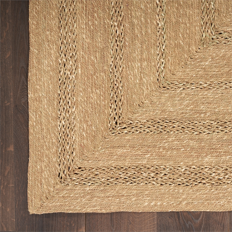 Nourison Home Natural Seagrass 4' x 6' Natural   Area Rug