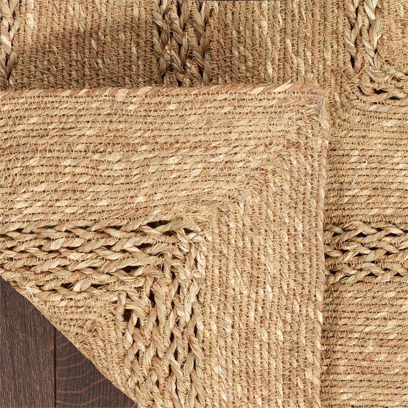 Nourison Home Natural Seagrass 4' x 6' Natural   Area Rug