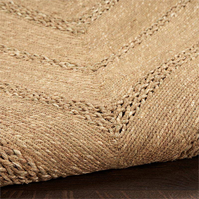 Nourison Home Natural Seagrass 4' x 6' Natural   Area Rug