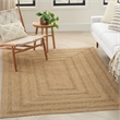 Nourison Home Natural Seagrass 4' x 6' Natural   Area Rug