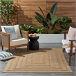 Nourison Home Natural Seagrass 4' x 6' Natural   Area Rug