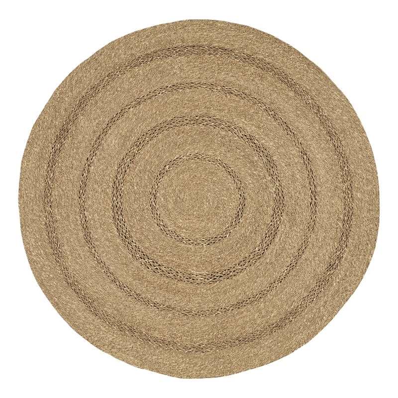 Nourison Home Natural Seagrass 5' x Round Natural   Area Rug