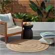 Nourison Home Natural Seagrass 4' x Round Natural   Area Rug