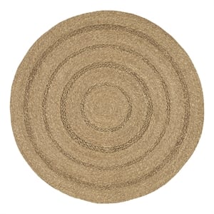 Nourison Home Natural Seagrass 3' x Round Natural   Area Rug