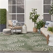 Nourison Home Garden Oasis 9' x 12' Green Ivory   Area Rug