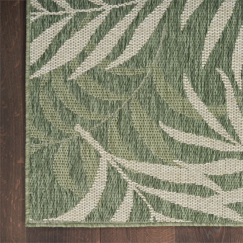 Nourison Home Garden Oasis 9' x 12' Green Ivory   Area Rug