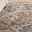 Nourison Concerto 10' x Round Beige Gray Fabric Farmhouse Area Rug (10' Round)