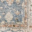 Nourison Home Astra Machine Washable 7' x 9' Silver Blue Fabric Area Rug