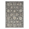 Nourison Oushak Home 4' x 6' Charcoal Fabric Vintage Indoor Rug