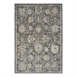 Nourison Oushak Home 6' x 7' Charcoal Vintage Fabric Indoor Rug