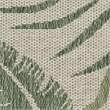 Nourison Home Garden Oasis 3' x 5' Ivory Green   Area Rug