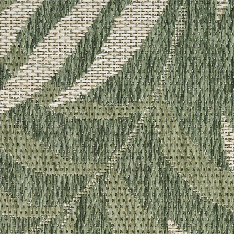 Nourison Home Garden Oasis 8' x 10' Green Ivory   Area Rug