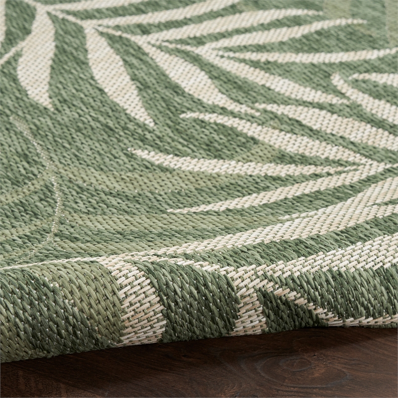 Nourison Home Garden Oasis 8' x 10' Green Ivory   Area Rug