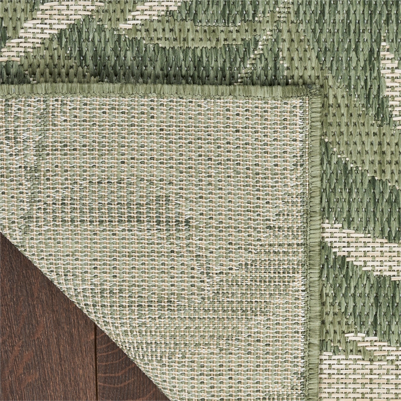 Nourison Home Garden Oasis 8' x 10' Green Ivory   Area Rug