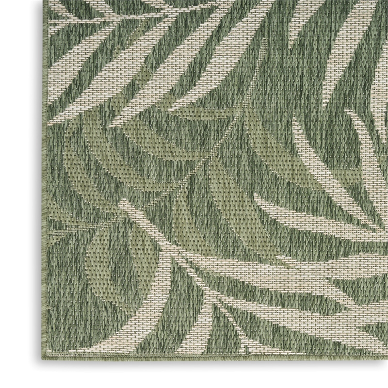 Nourison Home Garden Oasis 8' x 10' Green Ivory   Area Rug