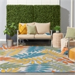 Nourison Aloha 10' x 14' Multicolor Fabric Tropical Area Rug (10' x 14')