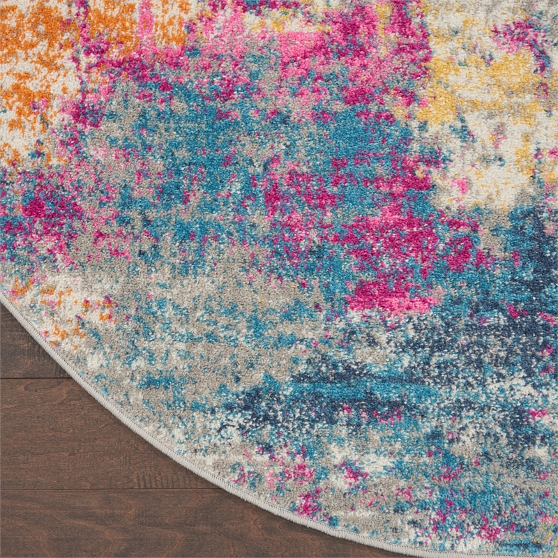 Nourison Home Passion 5' x 8' Oval Ivory Multicolor   Area Rug