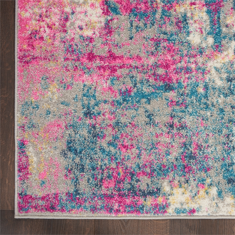 Nourison Home Passion 8' x Square Ivory Multicolor   Area Rug