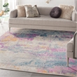 Nourison Home Passion 8' x Square Ivory Multicolor   Area Rug