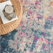 Nourison Home Passion 8' x Square Ivory Multicolor   Area Rug