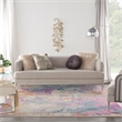 Nourison Home Passion 8' x Square Ivory Multicolor   Area Rug