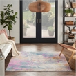 Nourison Home Passion 5' x  Square Ivory Multicolor   Area Rug