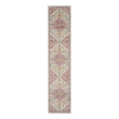 Nourison Passion 12' Runner Ivory Pink Fabric Bohemian Area Rug (12' Runner)
