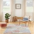 Nourison Pompeii 5' x 7' Multicolor Fabric Nautical & Beach Area Rug