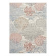 Nourison Pompeii 4' x 6' Multicolor Fabric Nautical & Beach Area Rug