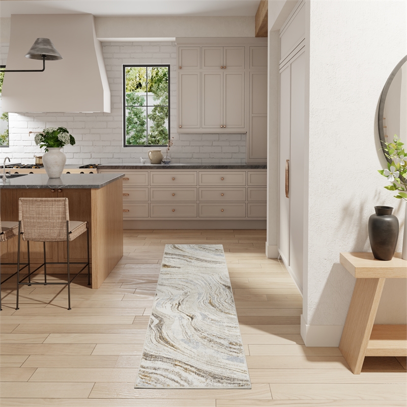 Nourison Glam 27x90