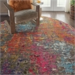 Nourison Home Celestial 8' x Round Fabric Sunset Area Rug