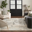Nourison Home Eco-Friendly 8' x 10' Fabric Beige Grey Area Rug