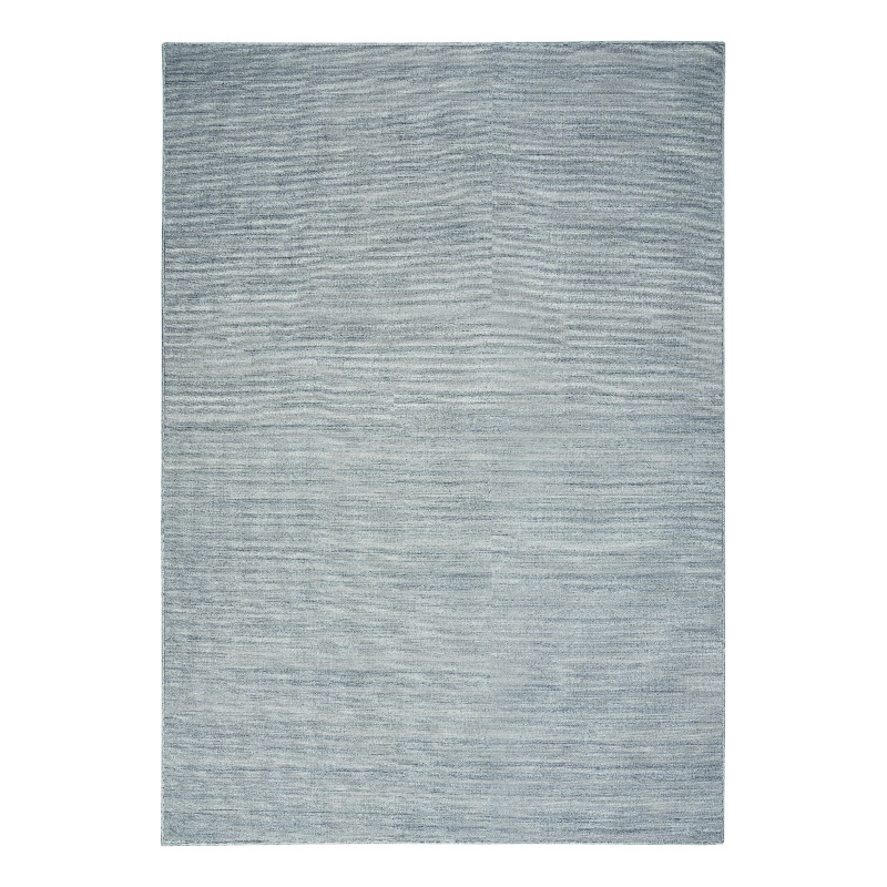 Nourison Home Washable Essentials 4' x 6' Fabric Aqua Area Rug