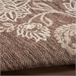 Nourison Home Garden Oasis 6' x 9' Fabric Mocha Area Rug