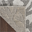 Nourison Home Garden Oasis 6' x 9' Fabric Grey Area Rug