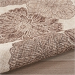Nourison Home Garden Oasis 6' x 9' Fabric Natural Area Rug