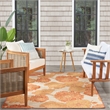 Nourison Home Garden Oasis 6' x 9' Fabric Coral Area Rug