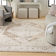 Nourison Astra Machine Washable 7' x 9' Beige Fabric Vintage Area Rug (7' x 9')