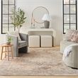 Nourison Home Astra Machine Washable 7' x 9' Fabric Beige Area Rug