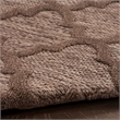 Nourison Easy Care 9' x 12' Brown Fabric Modern Area Rug (9' x 12')