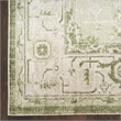 Nourison Home Astra Machine Washable 9' x 12' Fabric Ivory Green Area Rug