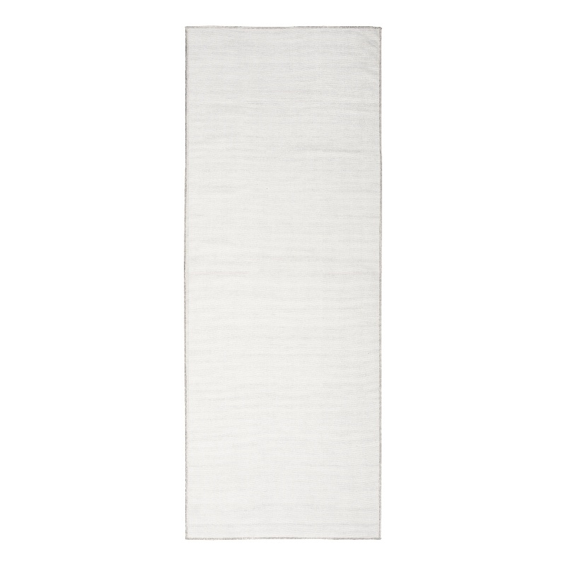 Nourison Home Washable Essentials 6' Runner Fabric Ivory Grey Area Rug
