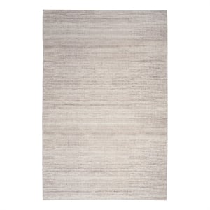 Nourison Home Washable Essentials 4' x 6' Fabric Ivory Mocha Area Rug