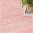 Nourison Home Washable Essentials 4' x 6' Fabric Pink Area Rug