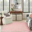 Nourison Home Washable Essentials 4' x 6' Fabric Pink Area Rug